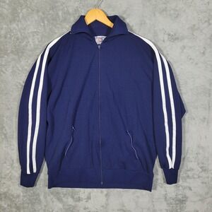 Vintage Catalina Jacket Mens XL Arthur Ashe Collection Track Retro Zip 80s